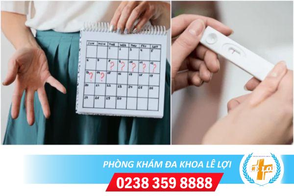 Chậm kinh nhiều ngày thử que 1 vạch