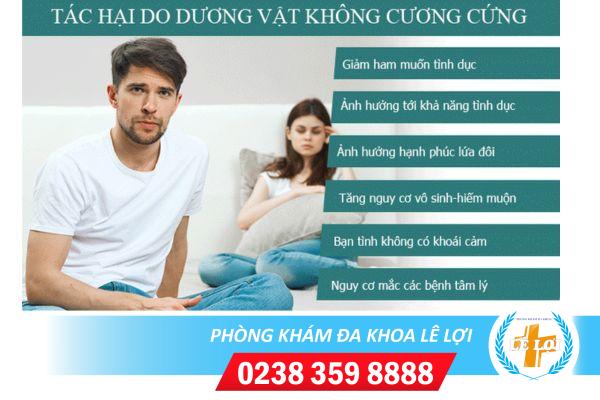 Tại sao nam giới bị dương vật không cương cứng khi quan hệ?