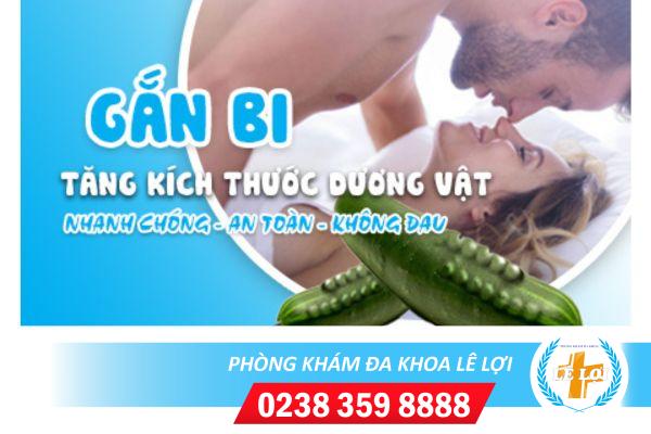 Phương pháp gắn bi dương vật tiên tiến tại Phòng khám Lê Lợi