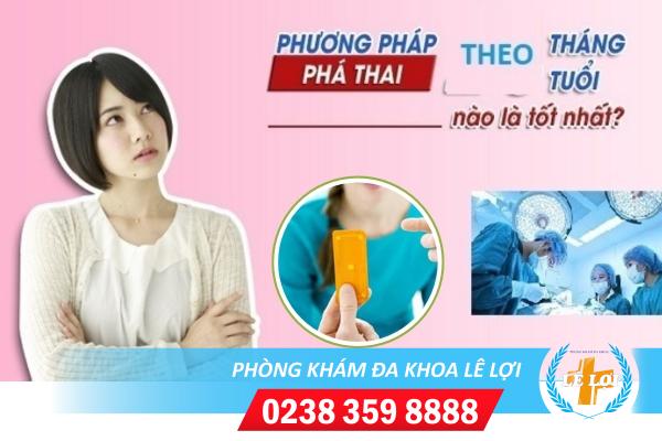 Các phương pháp phá thai theo tháng an toàn