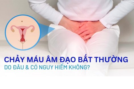 Tự nhiên âm đạo bị chảy máu nguyên nhân do đâu?