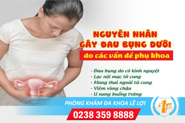 Nguyên nhân ấn vào bụng dưới thấy đau ở nữ do đâu?