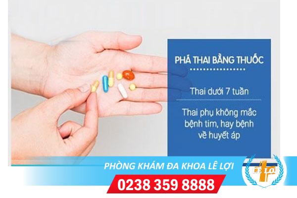 Thai bao nhiêu tuần thì phá được bằng thuốc?